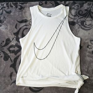 5 For $25✨️Nike Womens Size Medium White Sleeveless athletic tank top shirt